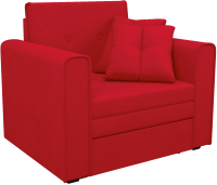Кресло-кровать Mebel-Ars Санта (кордрой красный) - 