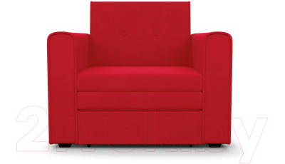 Кресло-кровать Mebel-Ars Санта (кордрой красный)