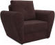Кресло-кровать Mebel-Ars Квартет (велюр шоколад HB-178 16) - 