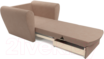 Кресло-кровать Mebel-Ars Квартет (бежевый Luna 061)