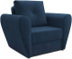 Кресло-кровать Mebel-Ars Квартет (темно-синий Luna 034) - 