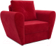Кресло-кровать Mebel-Ars Квартет (красный кордрой) - 