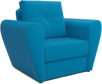 Кресло-кровать Mebel-Ars Квартет (рогожка синий) - 