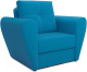 Кресло-кровать Mebel-Ars Квартет (рогожка синий) - 