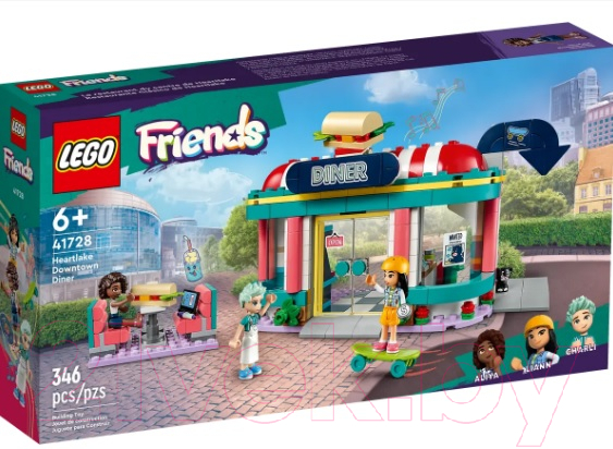 Конструктор Lego Friends Закусочная в центре Хартлейк / 41728