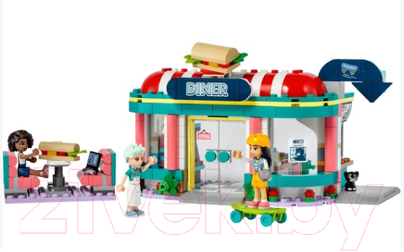 Конструктор Lego Friends Закусочная в центре Хартлейк / 41728