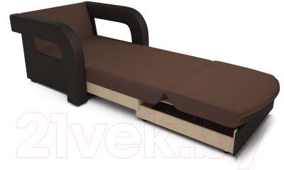 Кресло-кровать Mebel-Ars Кармен-2 (рогожка шоколад)