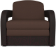 Кресло-кровать Mebel-Ars Кармен-2 (рогожка шоколад) - 