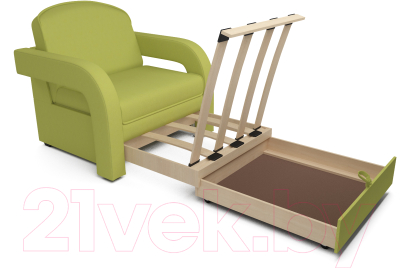 Кресло-кровать Mebel-Ars Кармен-2 (зеленый)