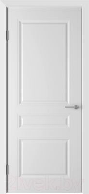 Дверь межкомнатная Winter Челси ДГ зпз 196 60x200 (белая эмаль)