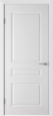 Дверь межкомнатная Winter Челси ДГ зпз 196 80x200 (белая эмаль)