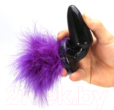 Пробка интимная Kissexpo 272301201 (черный/фиолетовый)
