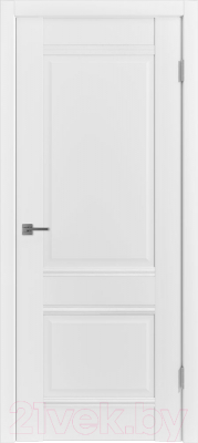 Дверь межкомнатная Emalex EC2 ДГ 90x200 (Ice)