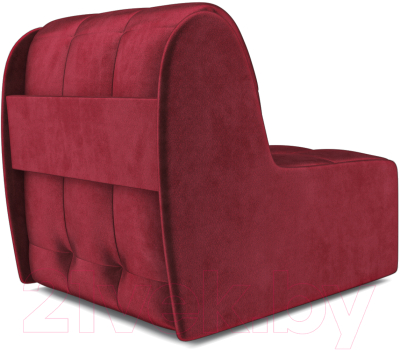 Кресло-кровать Mebel-Ars Барон №2 (бархат красный Star Velvet 3 Dark Red)