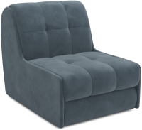 Кресло-кровать Mebel-Ars Барон №2 (велюр серо-синий HB-178 26) - 