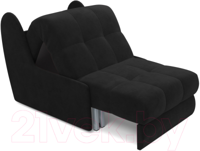 Кресло-кровать Mebel-Ars Барон №2 (велюр черный НВ-178 17)
