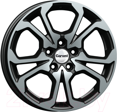 Изображение товара Литой диск Carwel Ванда 17x6.5" 5x114.3мм DIA 54.1мм ET 50мм AB