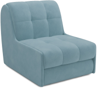 Кресло-кровать Mebel-Ars Барон №2 (велюр голубой Luna 089) - 