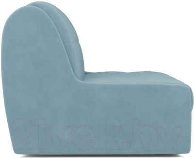 Кресло-кровать Mebel-Ars Барон №2 (велюр голубой Luna 089)