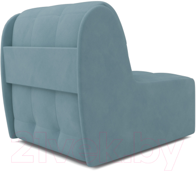 Кресло-кровать Mebel-Ars Барон №2 (велюр голубой Luna 089)