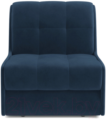 Кресло-кровать Mebel-Ars Барон №2 (велюр темно-синий Luna 034)