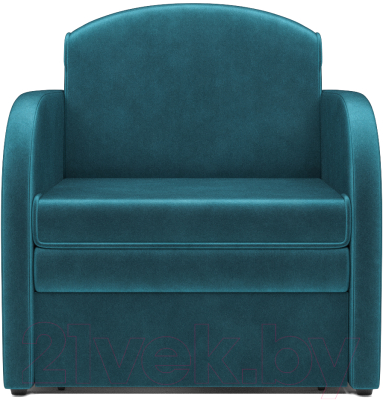 Кресло-кровать Mebel-Ars Малютка (бархат сине-зеленый Star Velvet 43 Black Green)