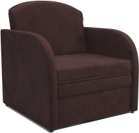 Кресло-кровать Mebel-Ars Малютка (велюр шоколад HB-178 16) - 