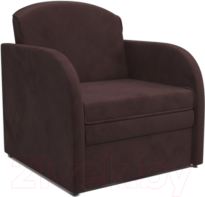 Кресло-кровать Mebel-Ars Малютка (велюр шоколад HB-178 16)