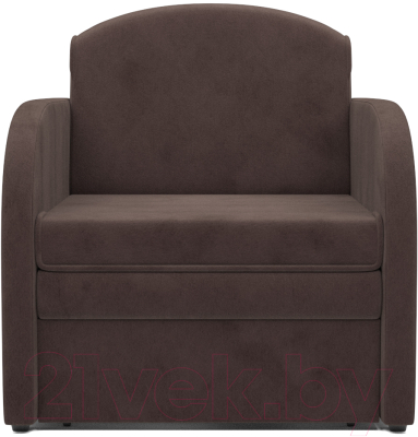 Кресло-кровать Mebel-Ars Малютка (кордрой коричневый)