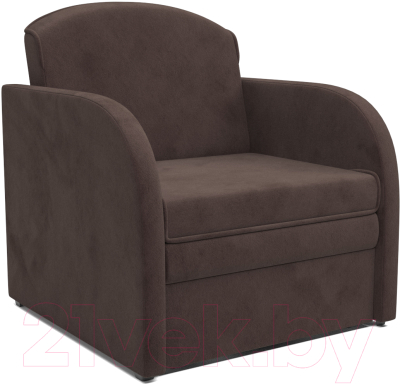 Кресло-кровать Mebel-Ars Малютка (кордрой коричневый)