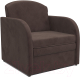Кресло-кровать Mebel-Ars Малютка (кордрой коричневый) - 