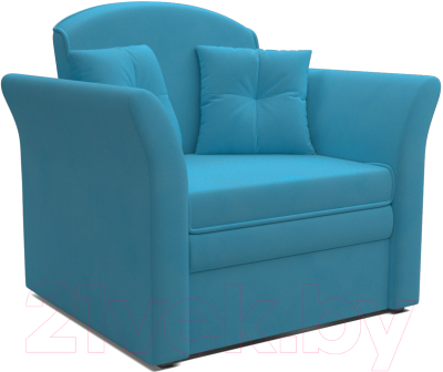 Кресло-кровать Mebel-Ars Малютка №2 (рогожка синий)