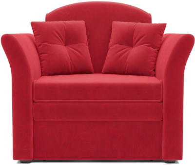 Кресло-кровать Mebel-Ars Малютка №2 (кордрой красный)