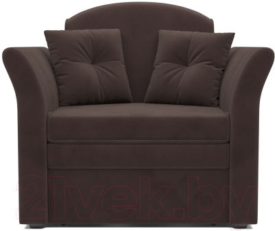 Кресло-кровать Mebel-Ars Малютка №2 (кордрой коричневый)