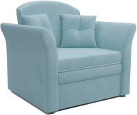 Кресло-кровать Mebel-Ars Малютка №2 (голубой Luna 089) - 