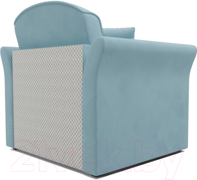 Кресло-кровать Mebel-Ars Малютка №2 (голубой Luna 089)
