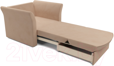 Кресло-кровать Mebel-Ars Малютка №2 (бежевый Luna 061)