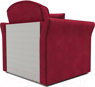 Кресло-кровать Mebel-Ars Малютка №2 (бархат красный Star Velvet 3 Dark Red)