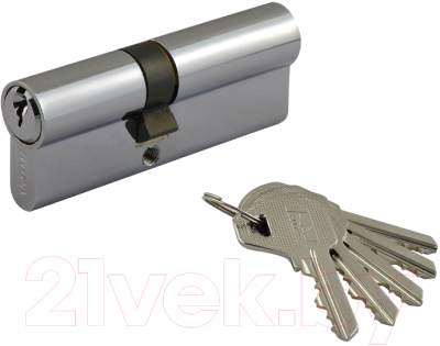 Изображение товара Цилиндровый механизм замка Нора-М ЛУ-90 55/35 (хром)