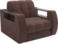 Кресло-кровать Mebel-Ars Барон №3 (велюр молочный шоколад НВ-178 13) - 