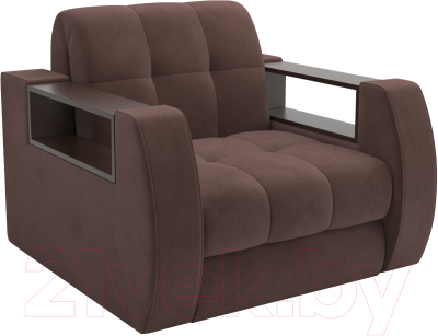 Кресло-кровать Mebel-Ars Барон №3 (велюр молочный шоколад НВ-178 13)