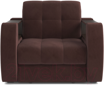 Кресло-кровать Mebel-Ars Барон №3 (велюр шоколад HB-178 16)
