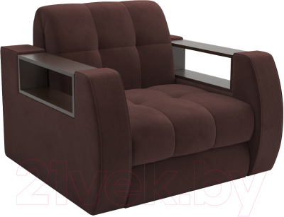 Кресло-кровать Mebel-Ars Барон №3 (велюр шоколад HB-178 16)