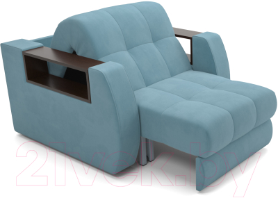 Кресло-кровать Mebel-Ars Барон №3 (голубой Luna 089)