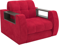 Кресло-кровать Mebel-Ars Барон №3 (красный кордрой) - 