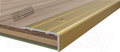 Изображение товара Профиль декоративный Русский Профиль Угловой 24x10x900мм (бук натуральтный)