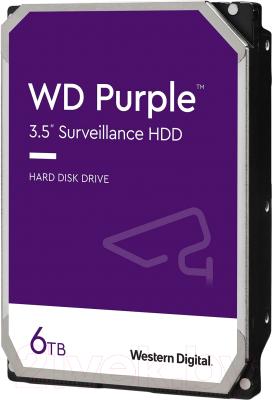 Жесткий диск Western Digital 6TB Purple (WD63PURU)