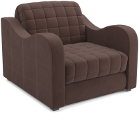 Кресло-кровать Mebel-Ars Барон №4 (велюр молочный шоколад НВ-178 13) - 