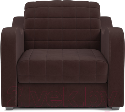 Кресло-кровать Mebel-Ars Барон №4 (велюр шоколад HB-178 16)
