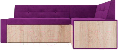 Уголок кухонный мягкий Mebel-Ars Таллин правый 210x83x140 (фиолетовый)